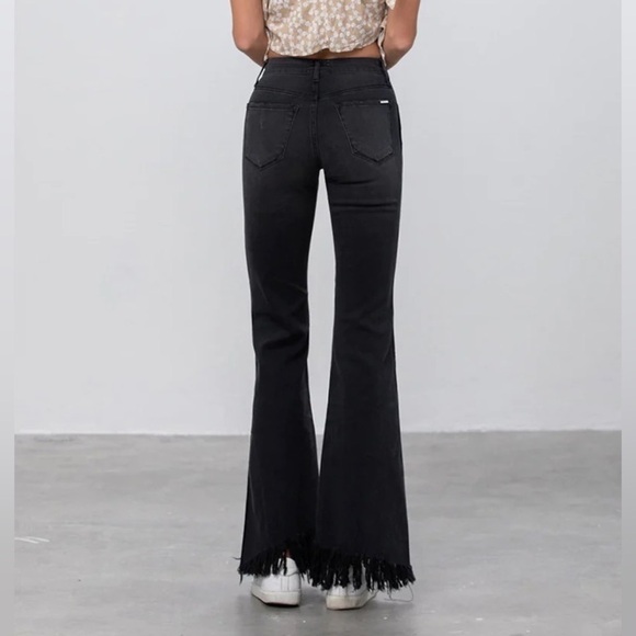 Insane Gene- Revival Black High Rise Super Flare size 11 - Picture 2 of 10